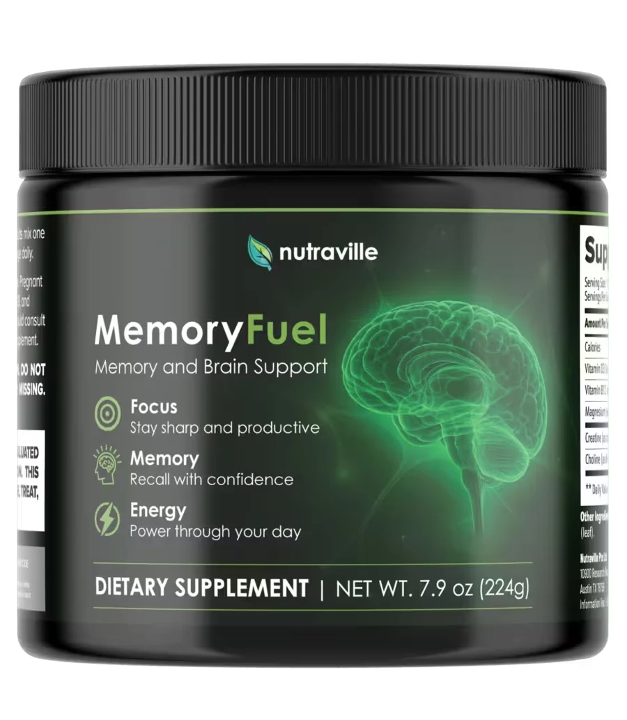MemoryFuel natural memory and brain health support supplement
