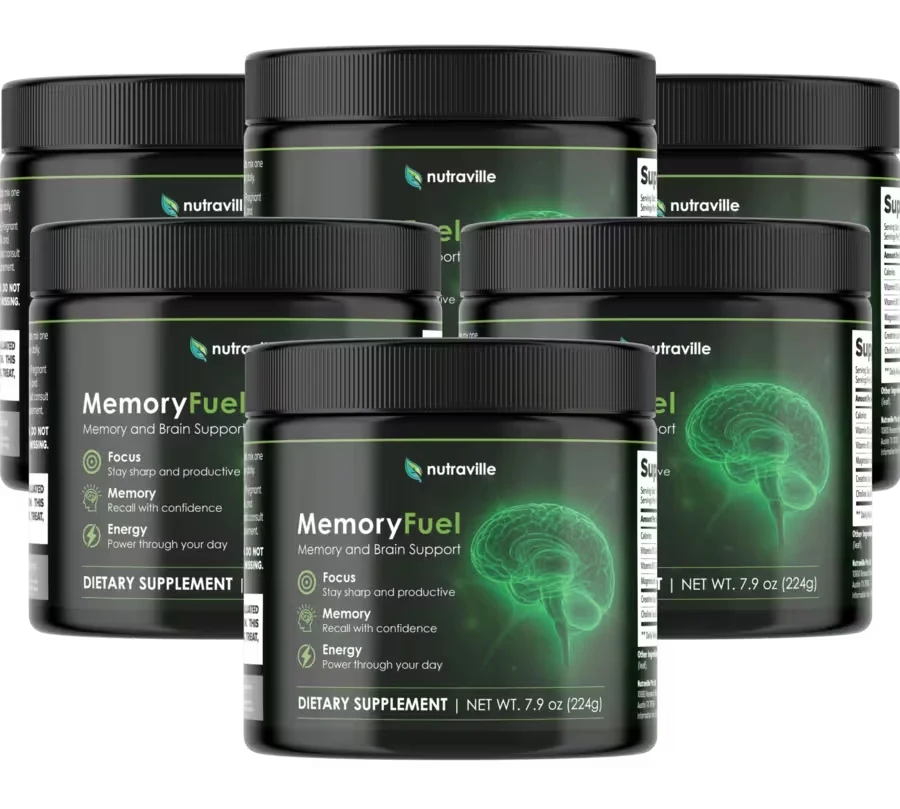 MemoryFuel 6-bottle brain support supplement
